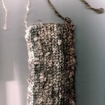 Handspun, handknit, wool.